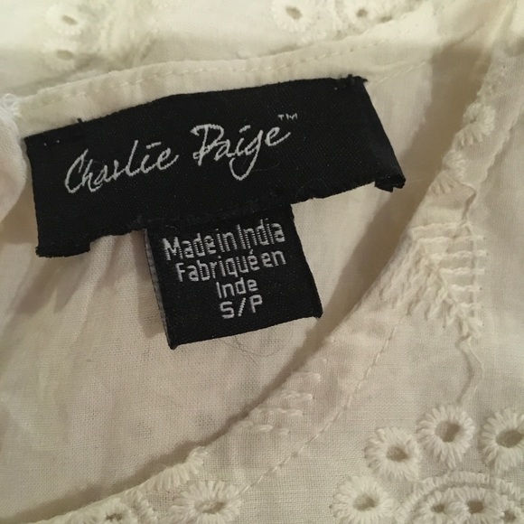 Charlie Paige Floral Eyelet Dress SP FREE SHIP - Picture 4 of 5